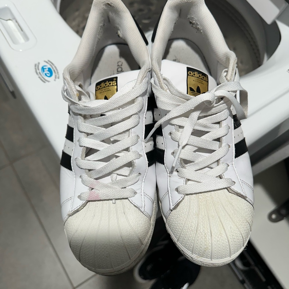 adidas White and Black Sneakers